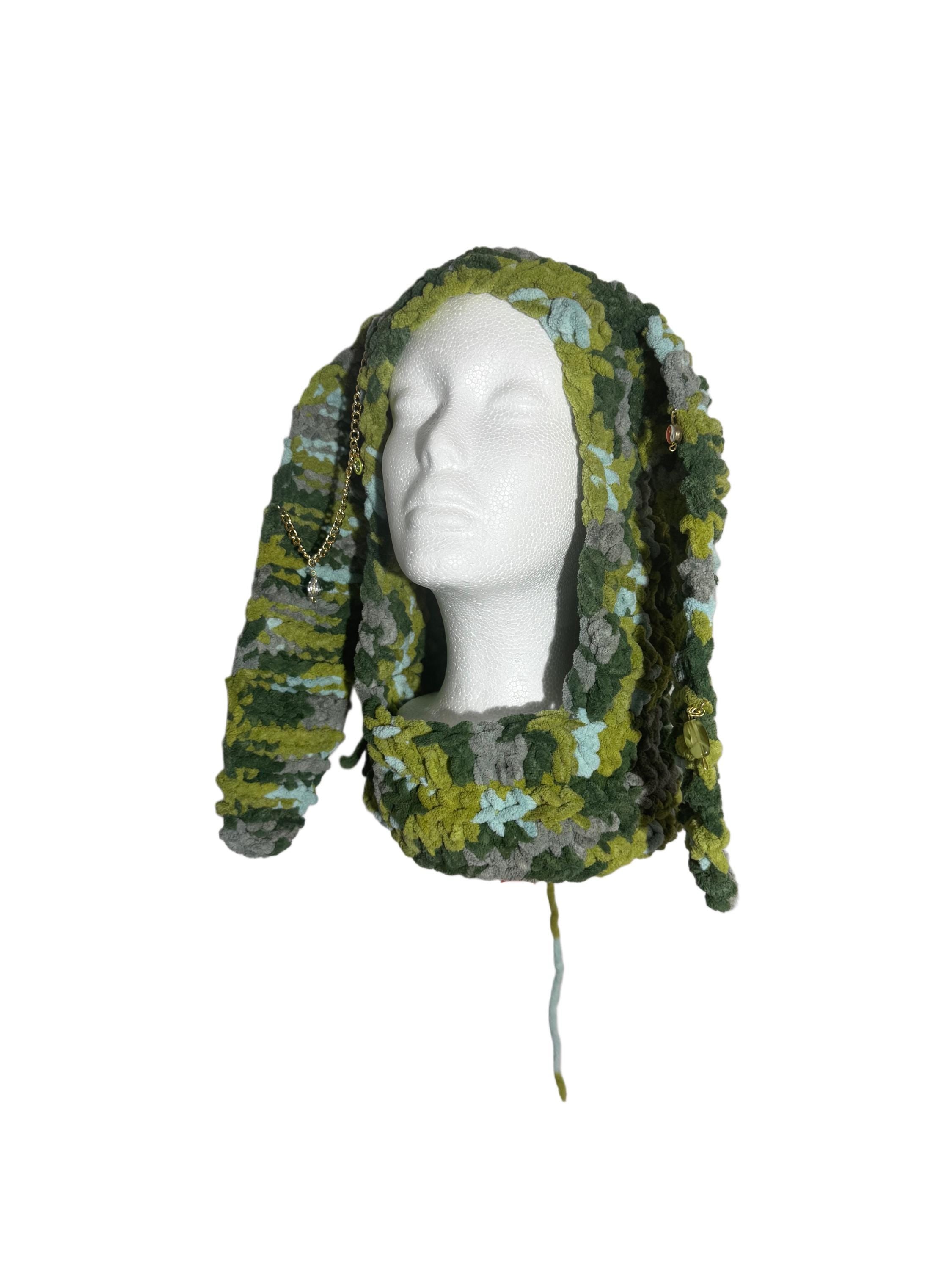 Green Goblin Bunny Hood