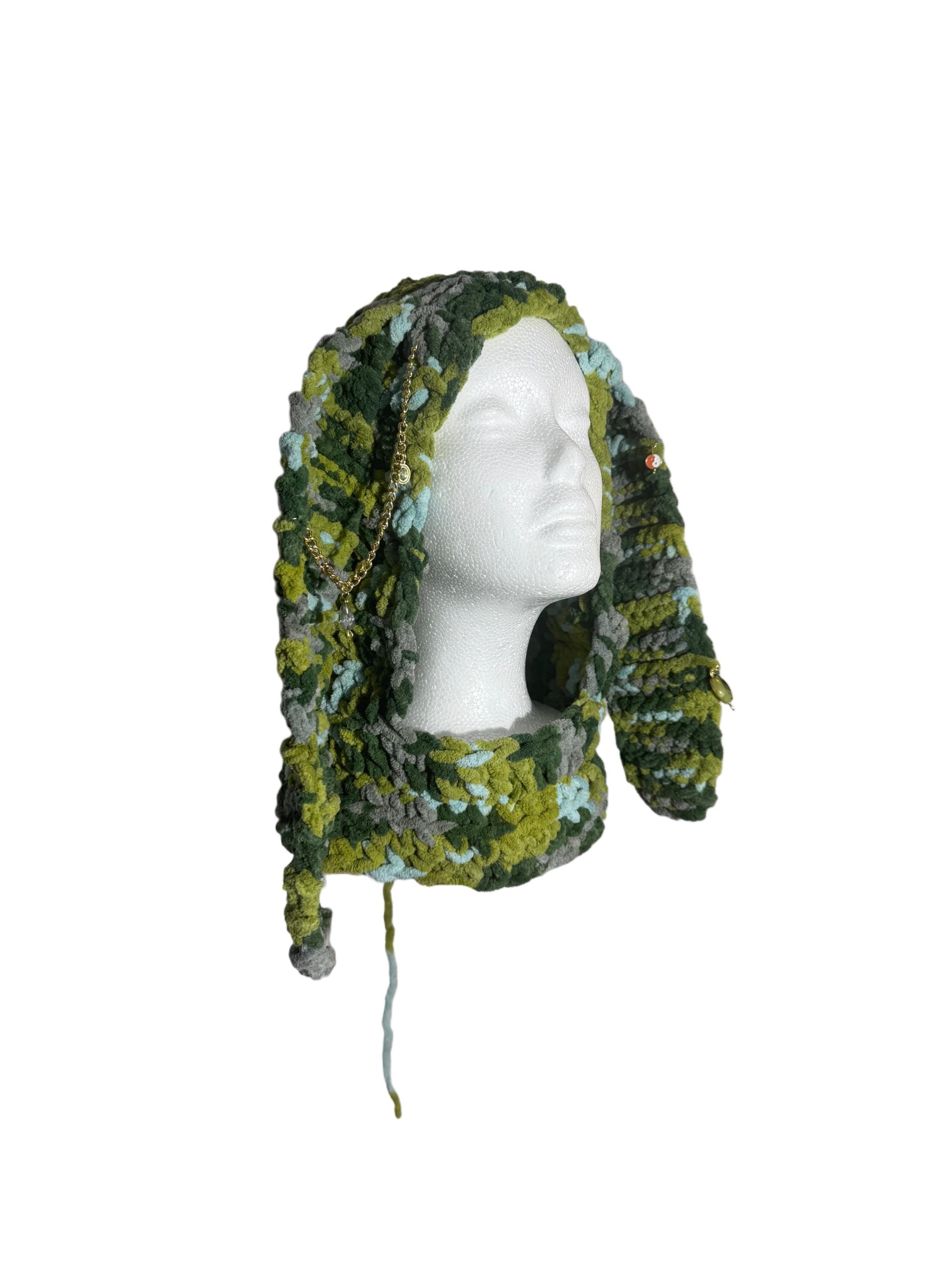 Green Goblin Bunny Hood