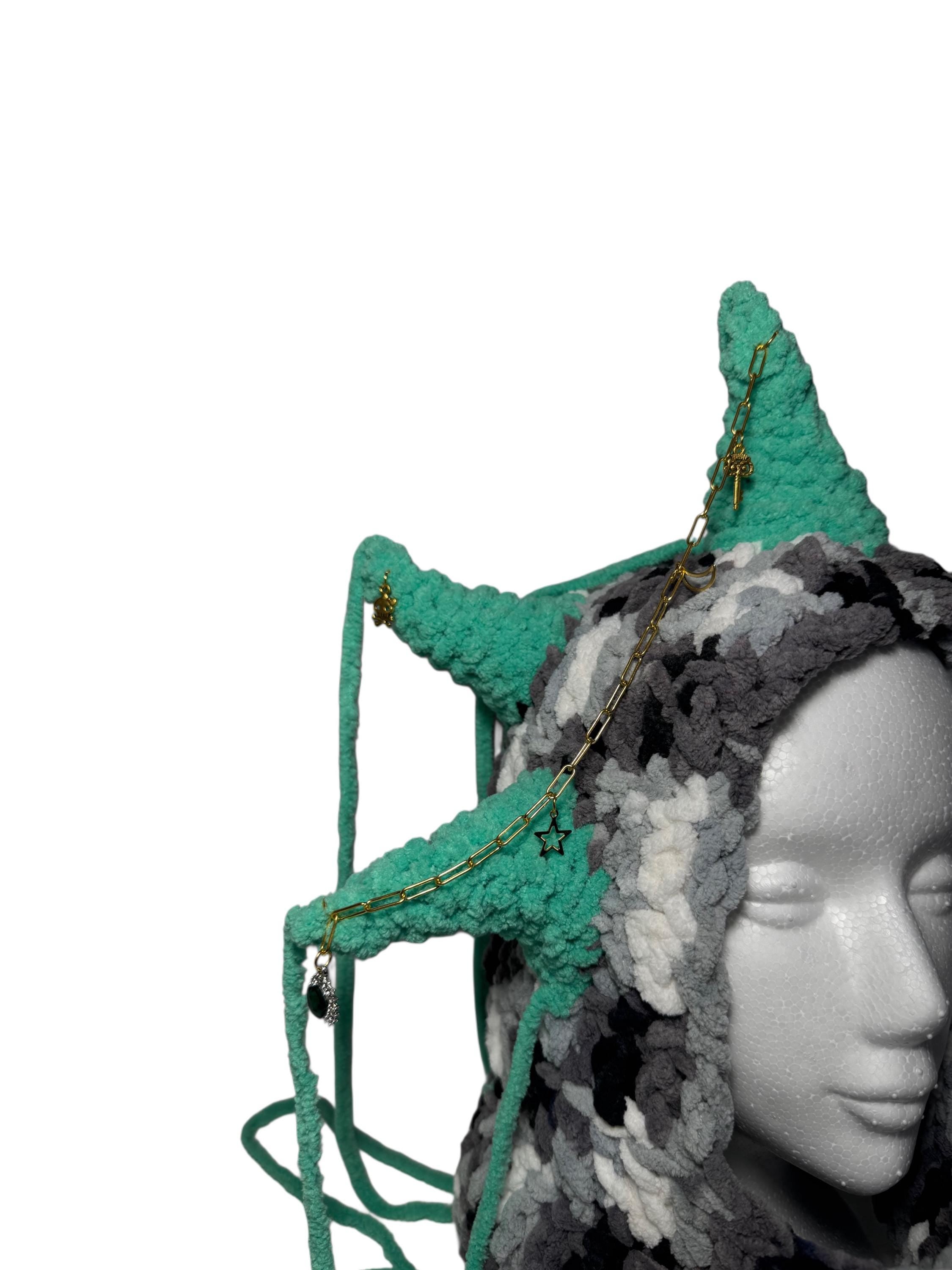 Mint Meadow Star Hood
