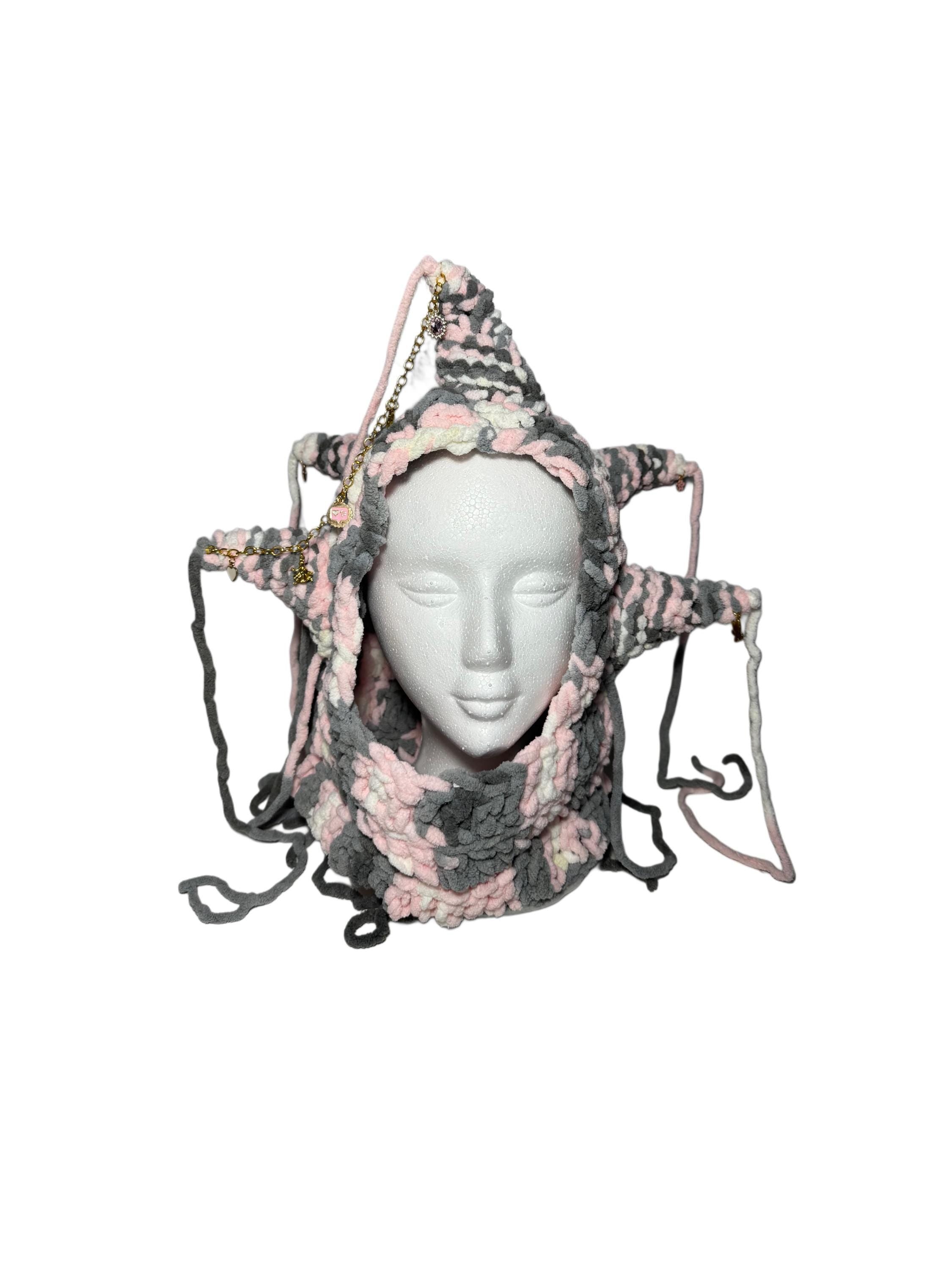 Pink Possy Star Hood
