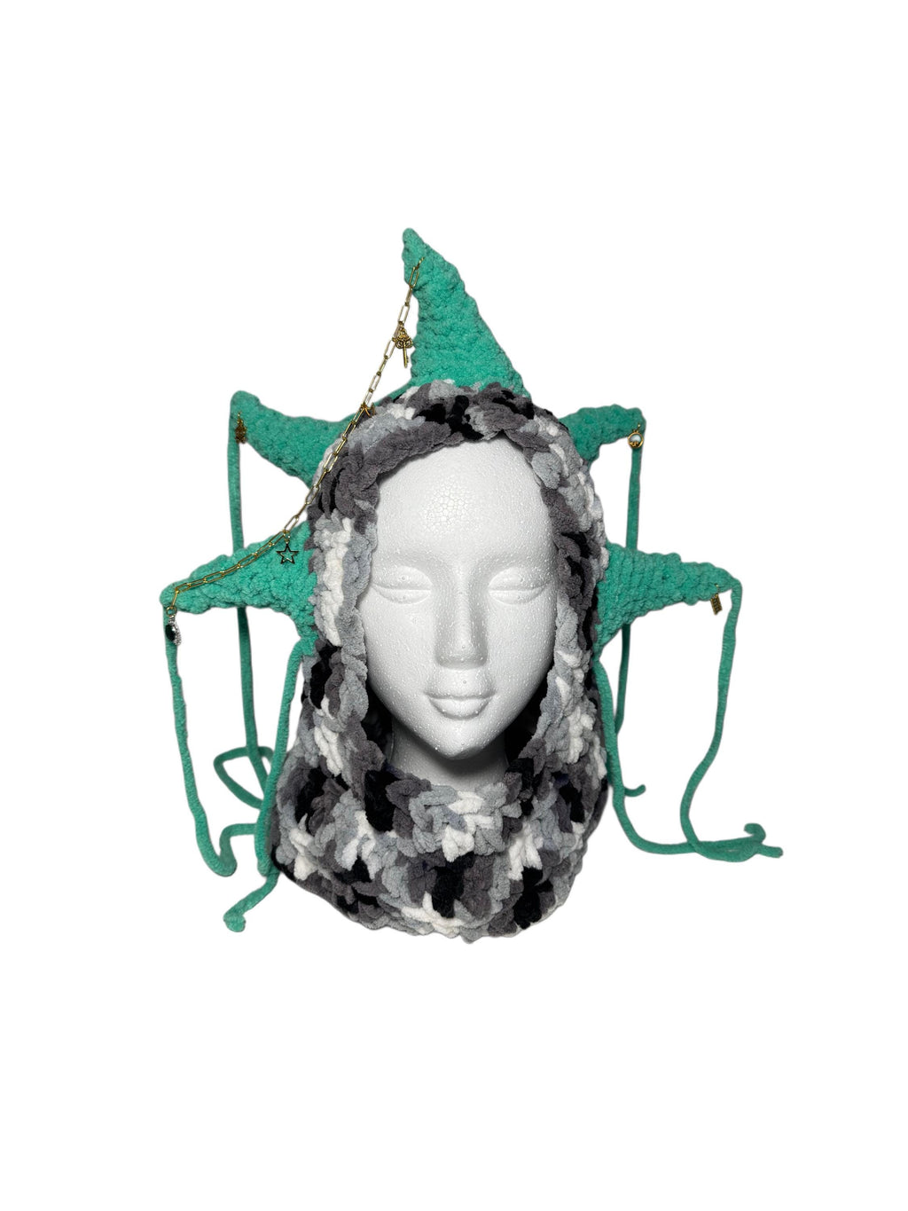 Mint Meadow Star Hood