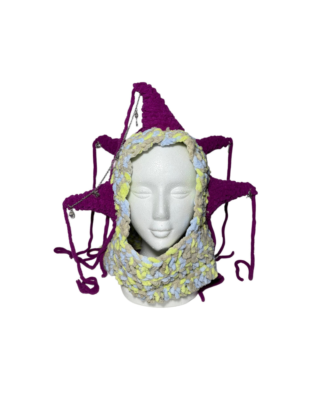 Monster Purple Star Hood