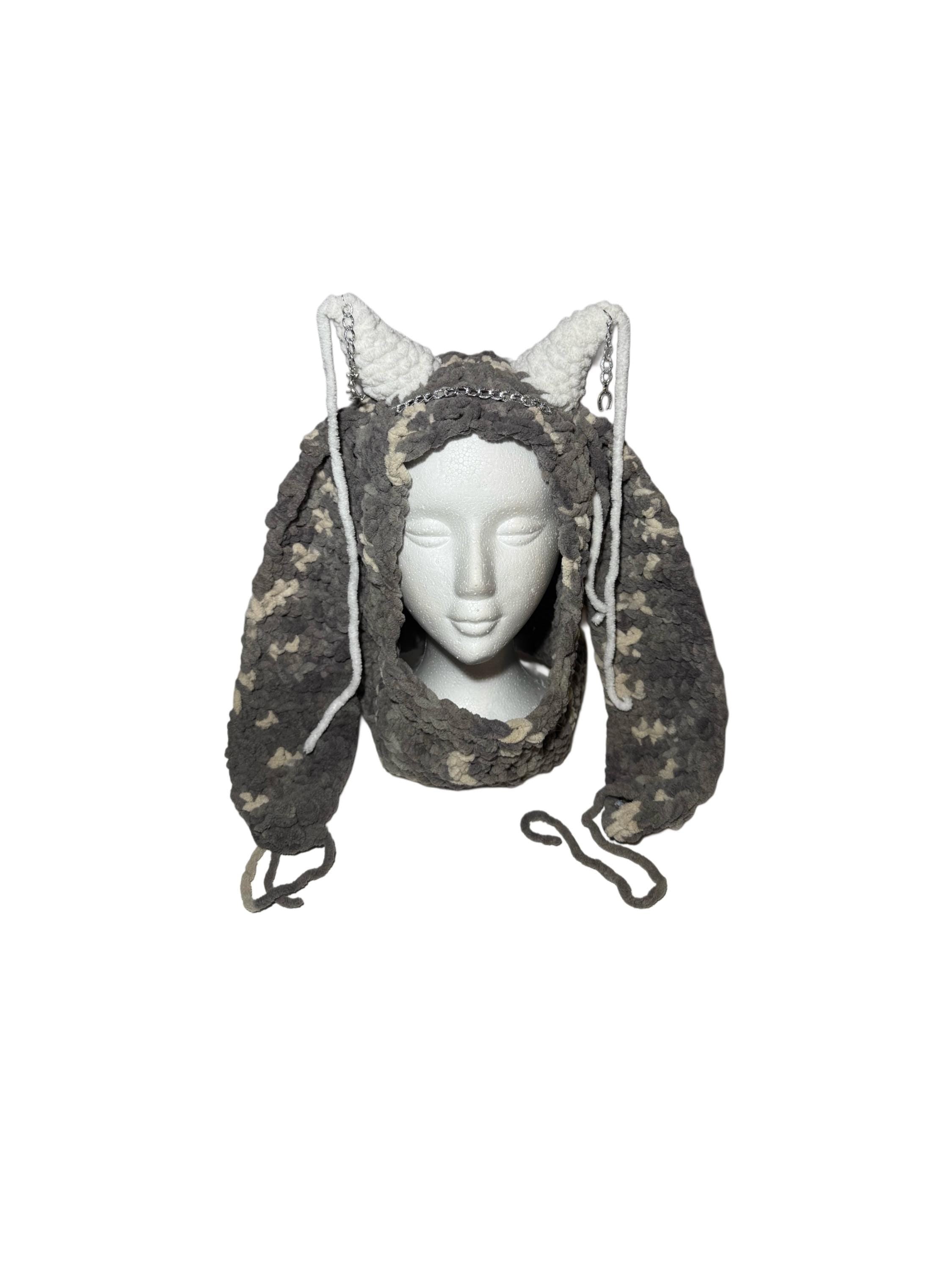 Cave Monster bunni Hoodlet