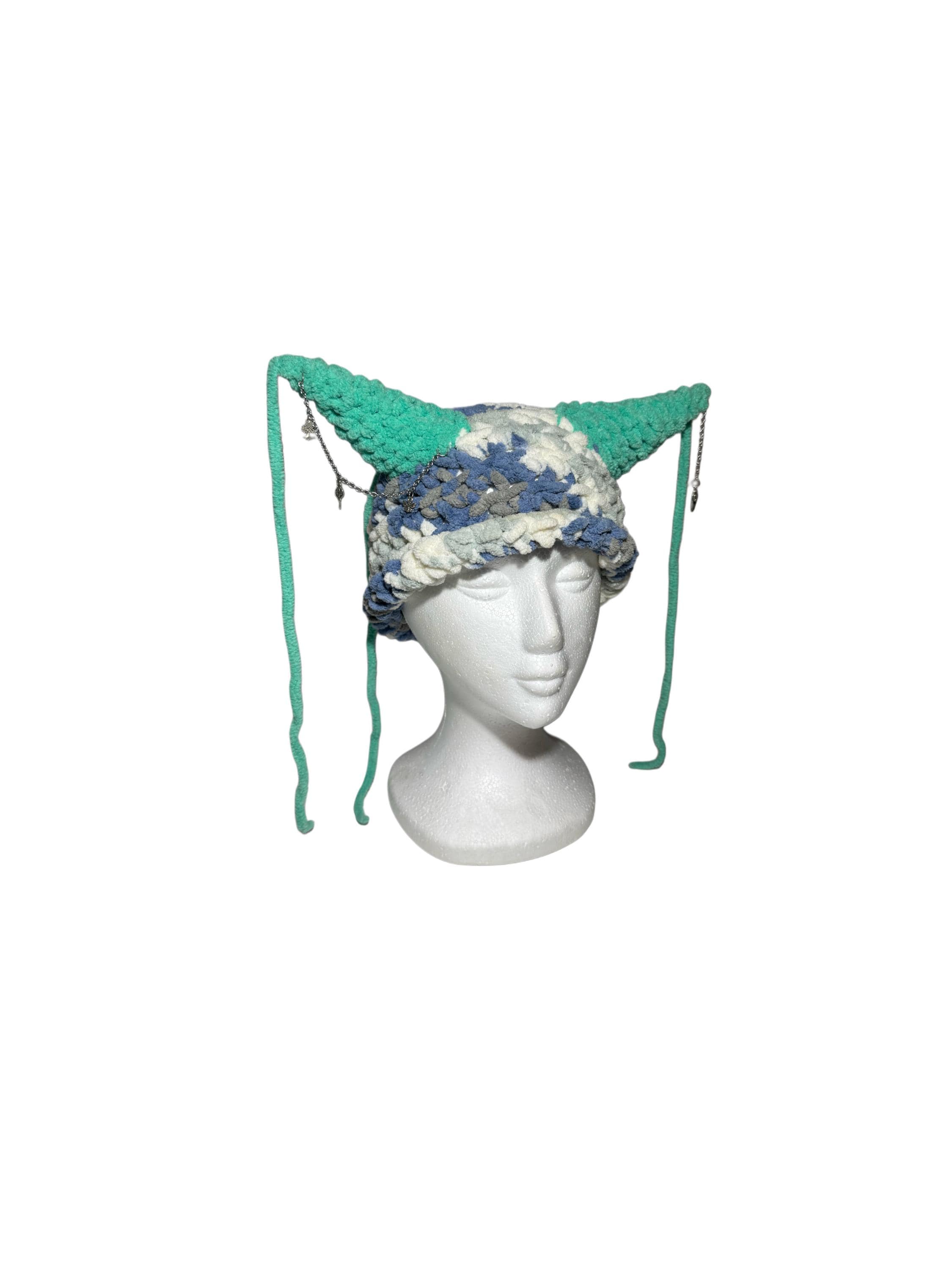 Ocean Moss Devil Hat