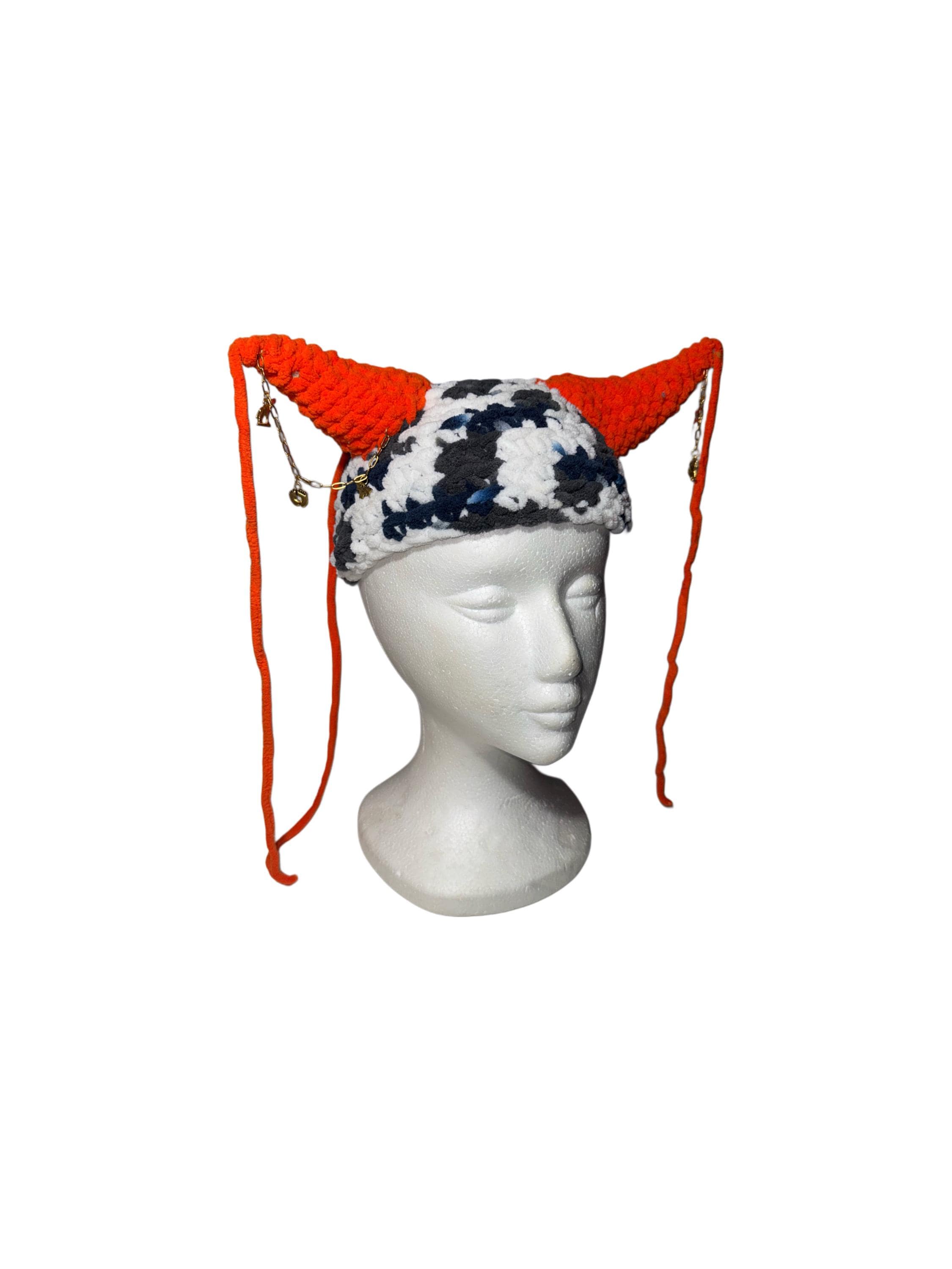 Neon Galaxy Devil Hat