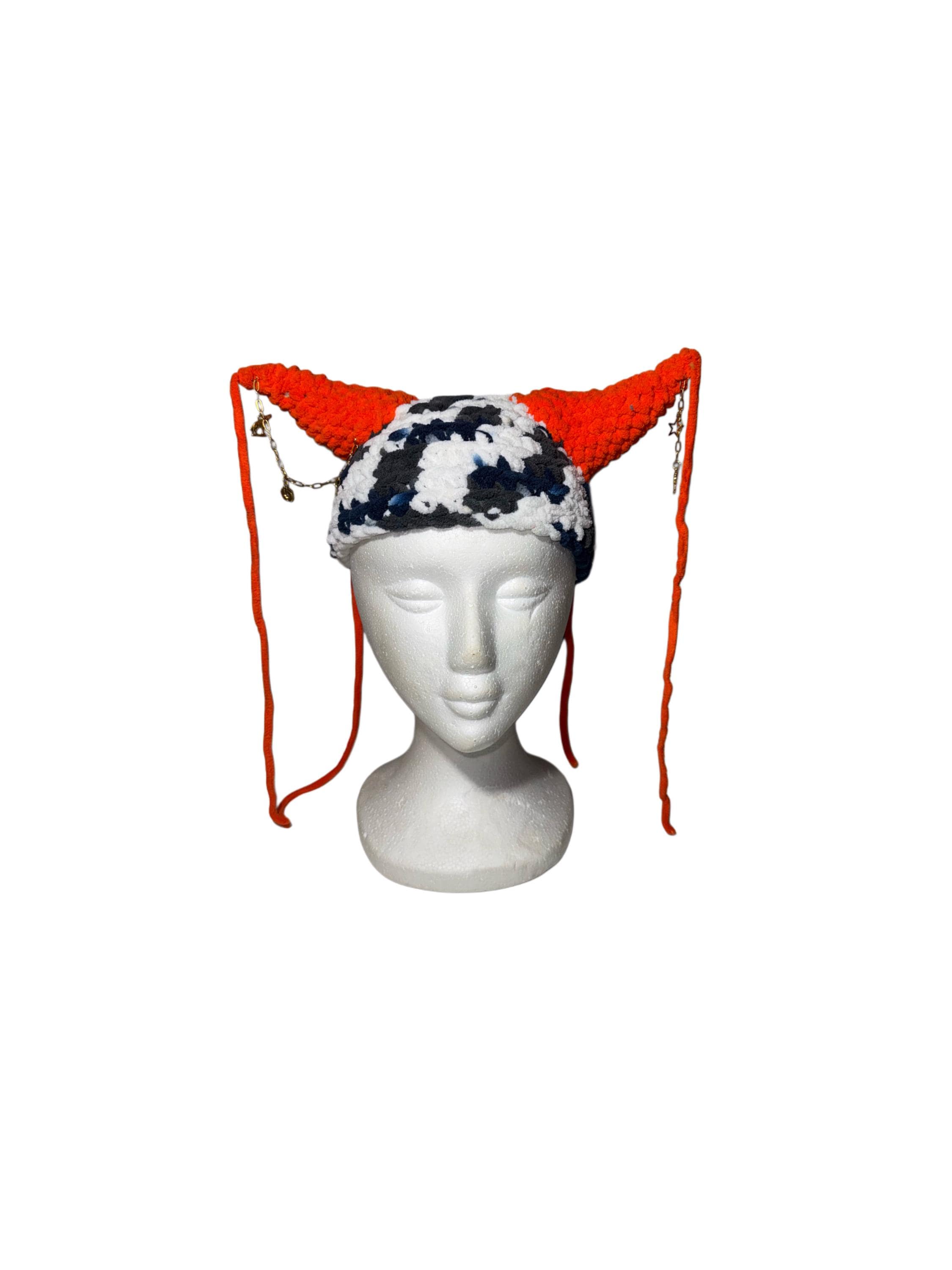 Neon Galaxy Devil Hat